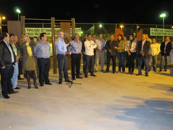 Inauguração Praça em Itaporã