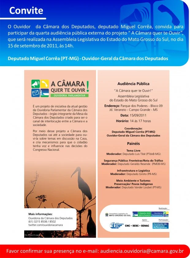 Geraldo participa do Projeto “A Câmara quer te ouvir”