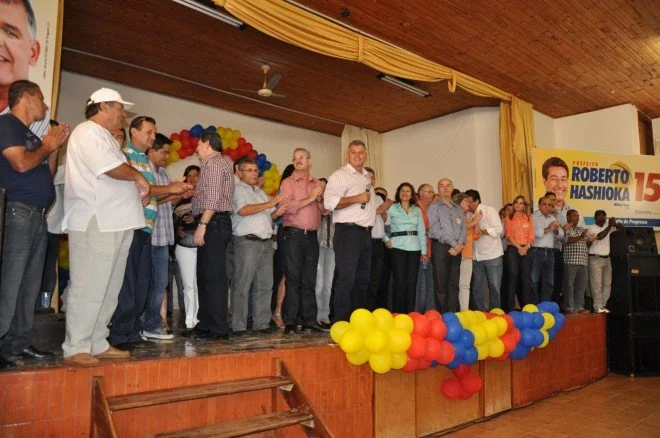 Nova Andradina: Geraldo lança candidatura de Hashioka