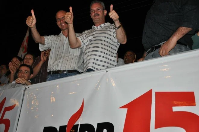 Geraldo participa de campanha de Sérgio Barbosa em Amambaí