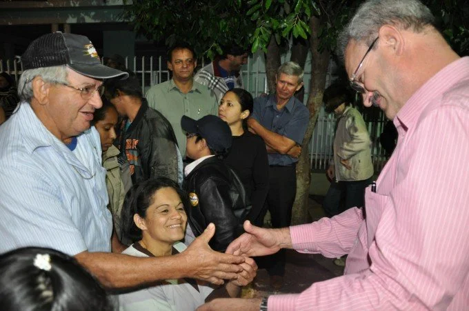 Geraldo participa de reunião em Glória de Dourados