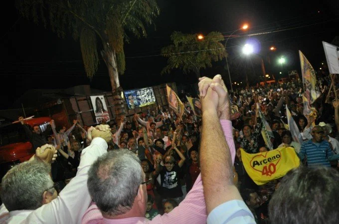 Geraldo participa de reunião em Glória de Dourados