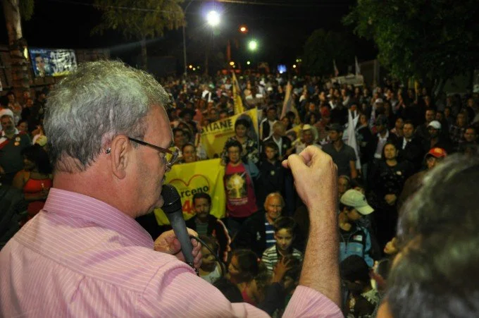 Geraldo participa de reunião em Glória de Dourados