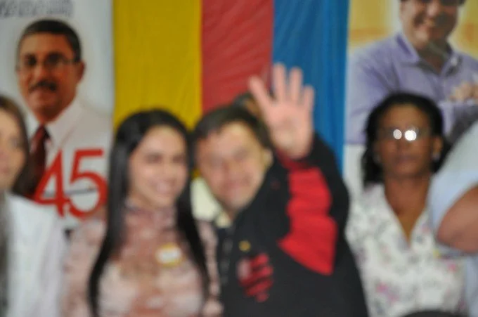 Geraldo participa de reunião em Glória de Dourados