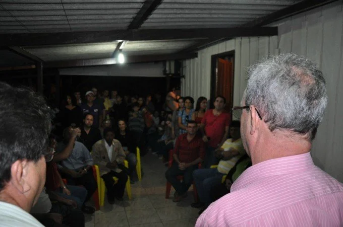 Geraldo participa de reunião em Glória de Dourados
