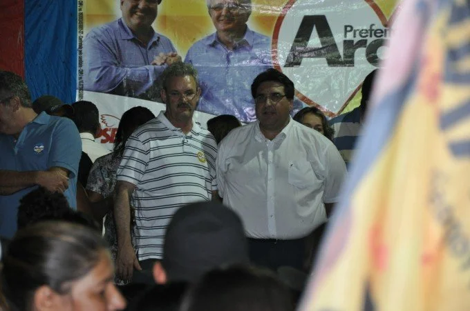 Veja fotos do comício do candidato a reeleição Arceno Athas