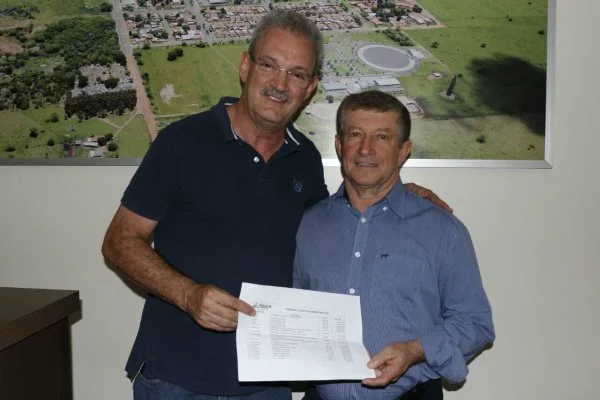 Geraldo e o prefeito Eraldo jorge Leite