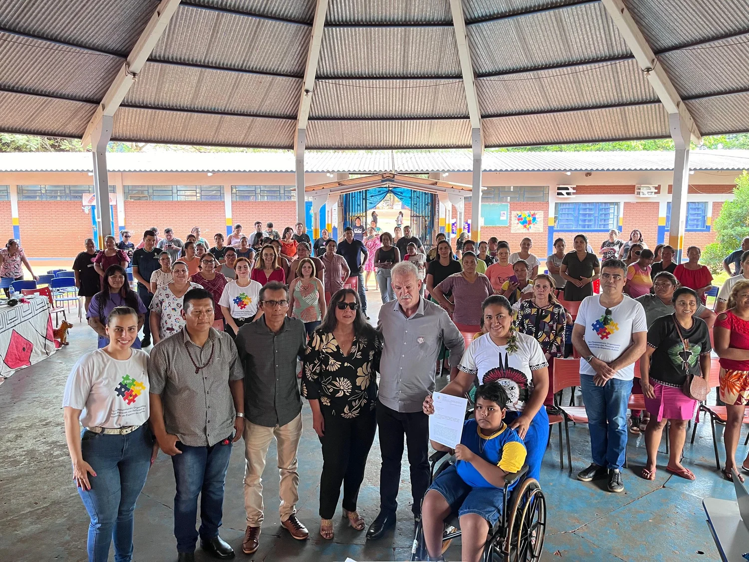 Geraldo atua pela inclusão social de crianças indígenas com autismo e outras deficiências