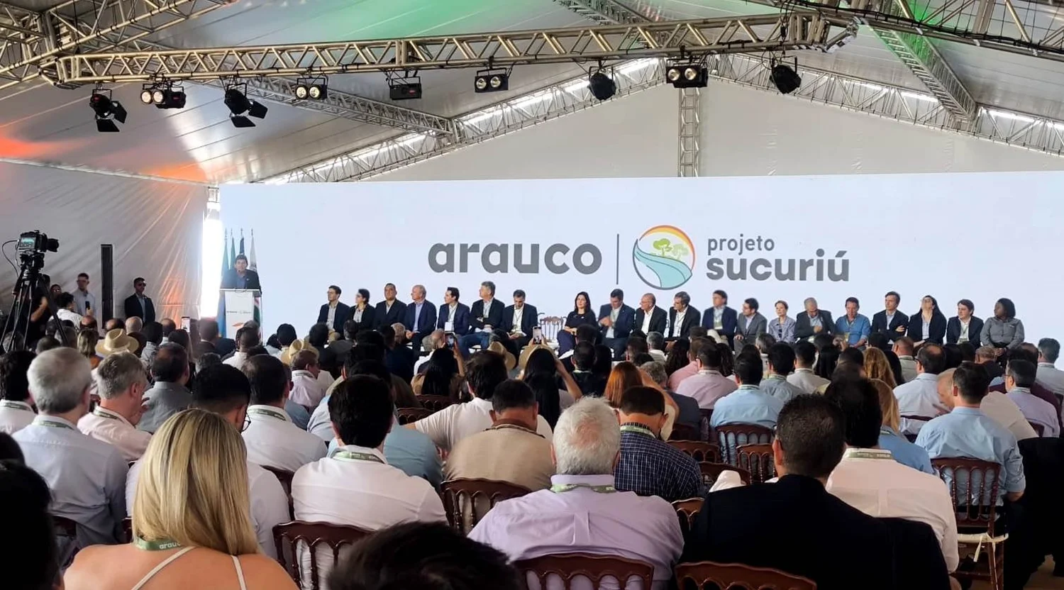 Deputado Geraldo Resende participa do lançamentoda maior fábrica de celulose do mundo
